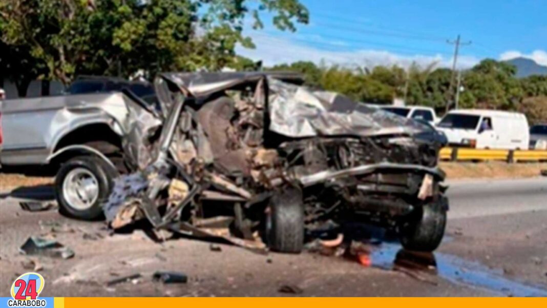 accidente frente al Sambil Valencia