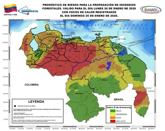Estado del tiempo hoy 26 de enero de 2026