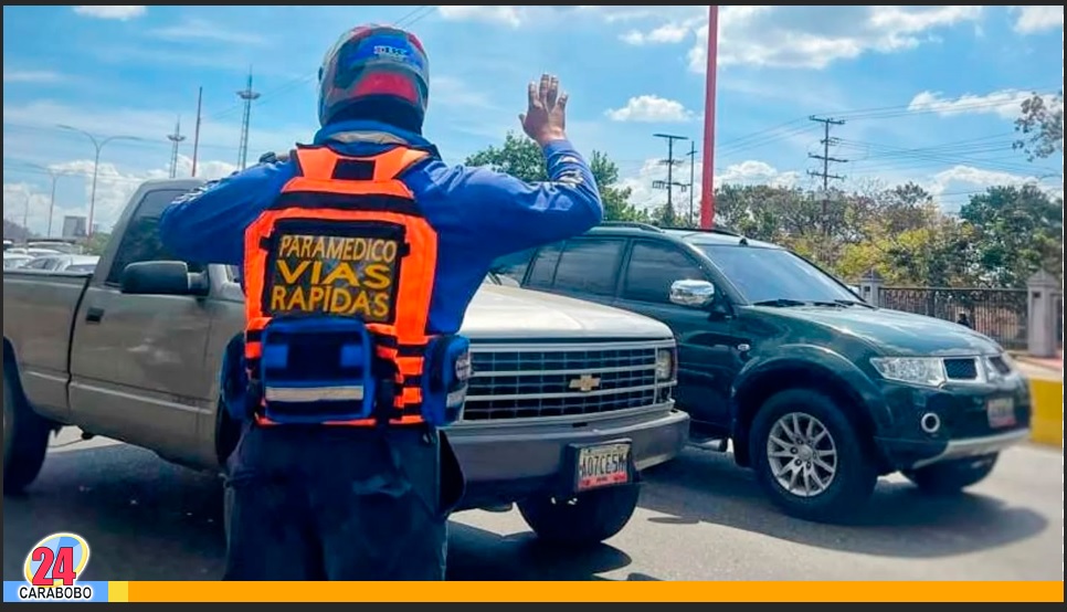 Derrape de moto en la Autopista del este