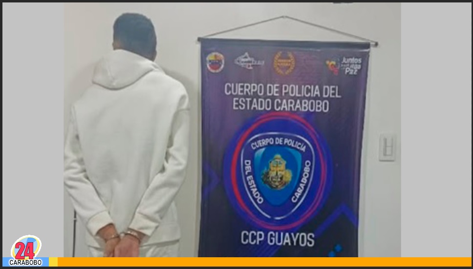Joven quedó detenido en Los Guayos por presunto hurto