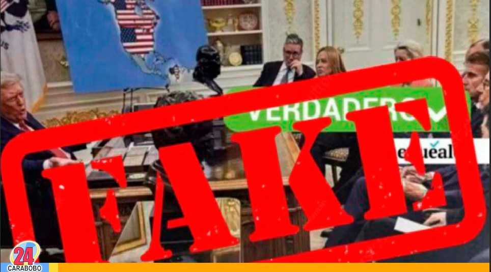 Venezuela catalogó como Fake News imagen de Trump