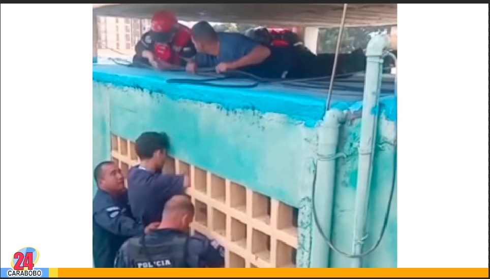 Rescatado un joven que intentó lanzarse de un edificio en Barquisimeto