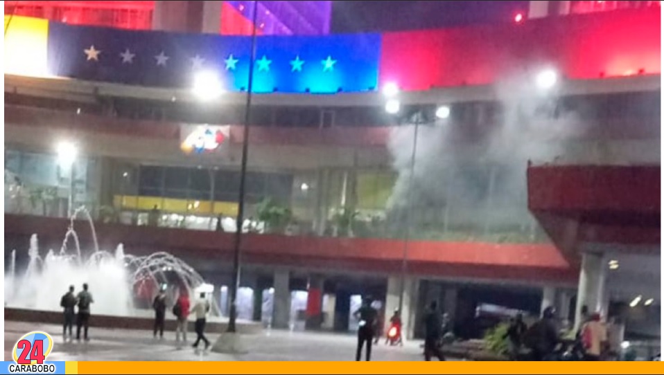 Conato de incendio en el CNE de Caracas