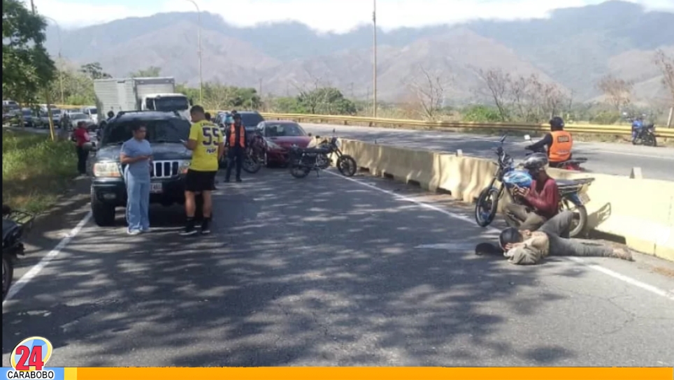 Accidente motorizado Distribuidor Bárbula