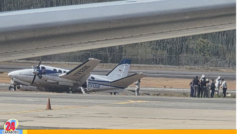 Avioneta aterrizó de emergencia en Maiquetía