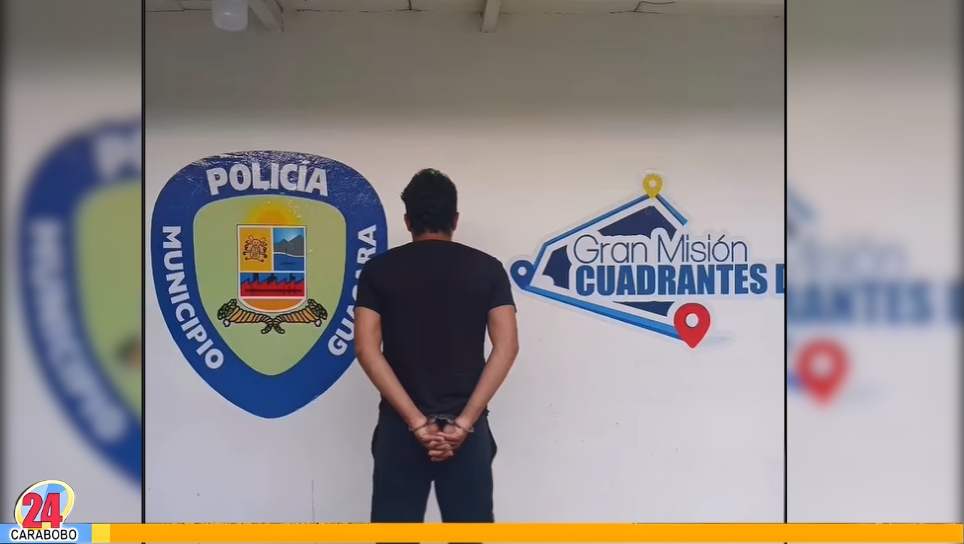 Capturado en Guacara solicitado por drogas