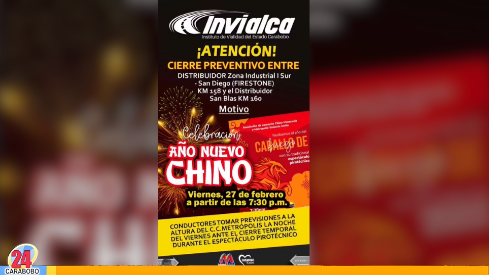 Cierre de la ARC en Valencia para el Año Nuevo Chino