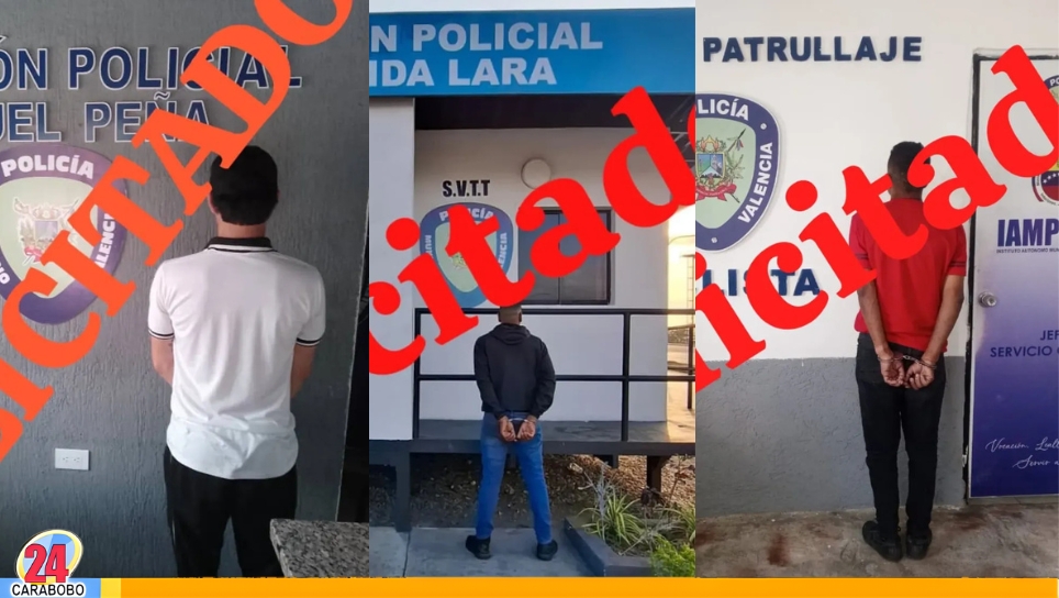 Detenidos por la Policía Municipal de Valencia