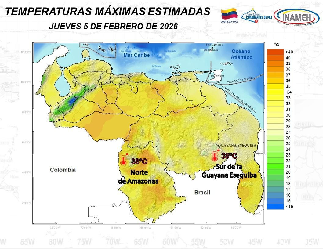 Estado del tiempo hoy 5 de febrero