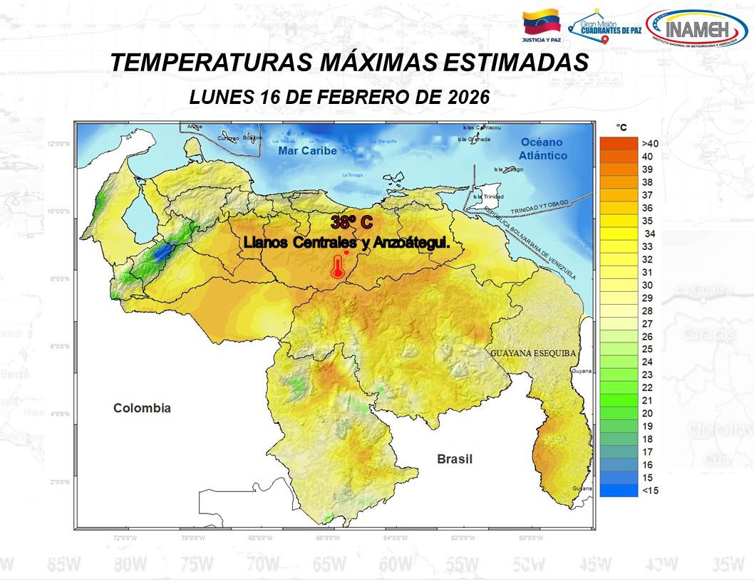 Estado del tiempo hoy 16 de febrero