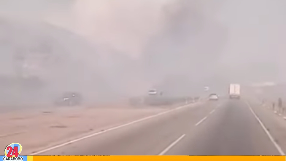 Incendio de vegetación en la Cabrera