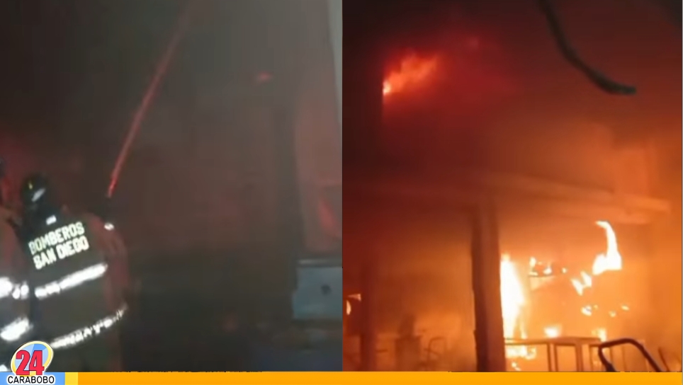 Incendios en San Diego simultáneos