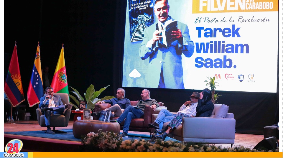 Poeta Tarek William Saab presentó nuevas obras literarias en Carabobo