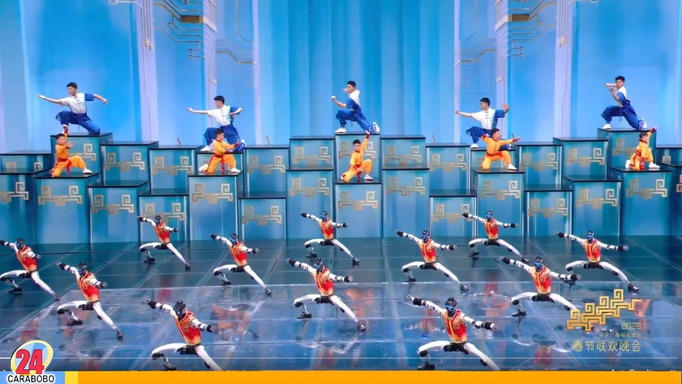 Robots chinos hacen Kung Fu