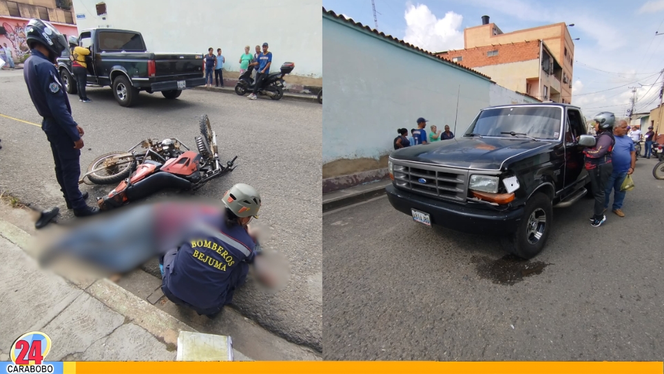 Un Lesionado tras accidente de tránsito en Bejuma