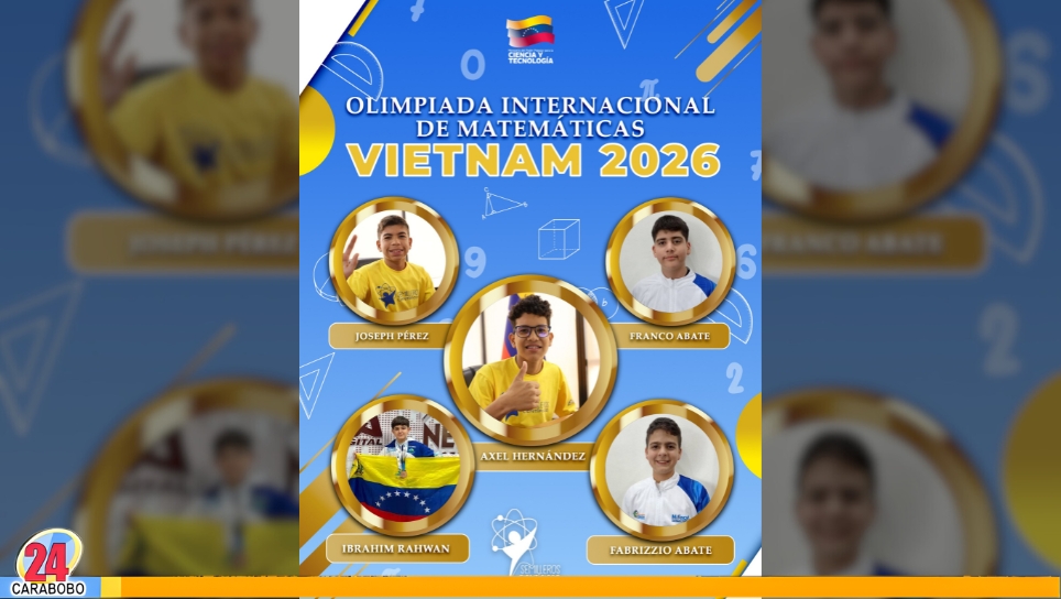 Venezuela con bronce en Olimpiadas Matemáticas de Vietnam