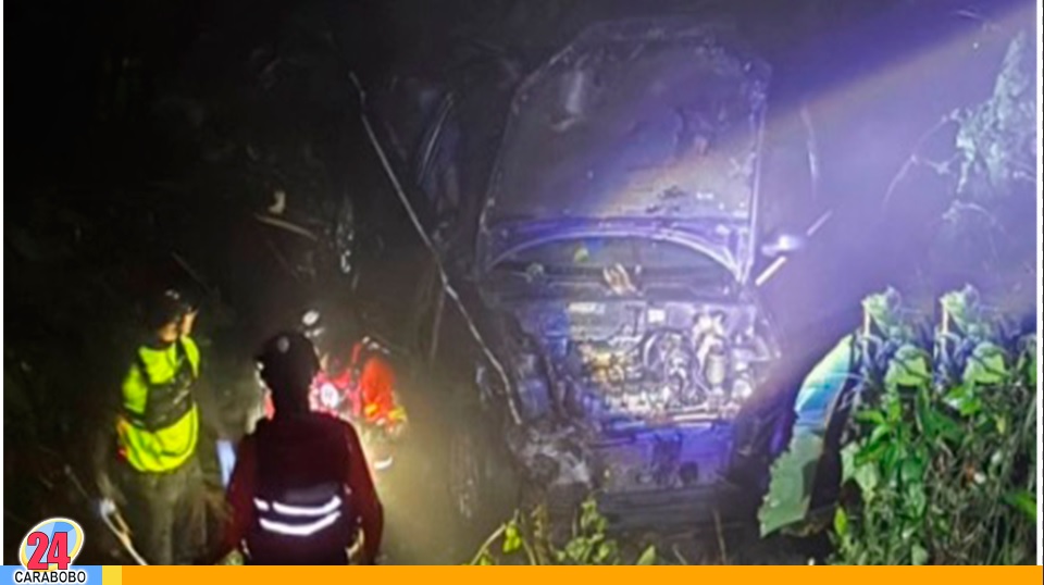Accidente en la Carretera de Ocumare de La Costa