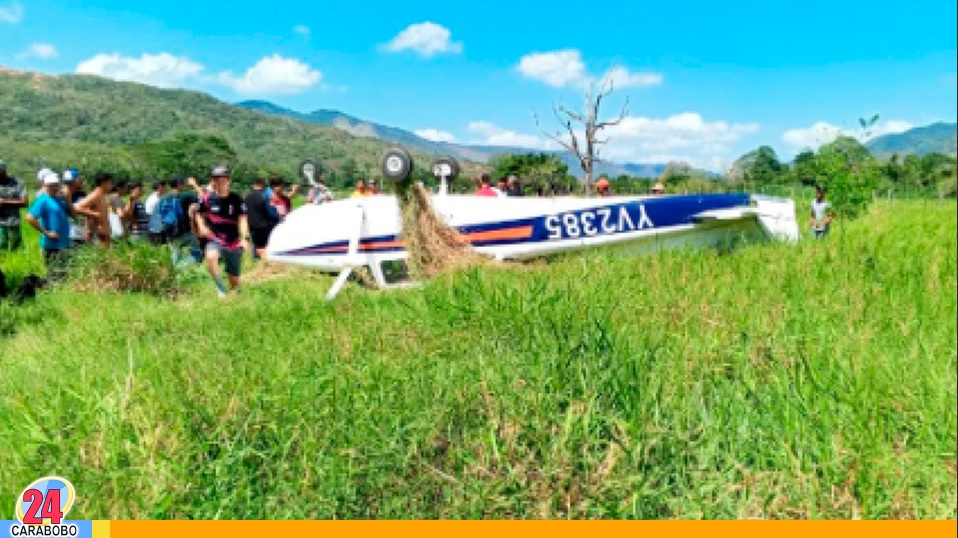 Avioneta se precipitó a tierra en Canoabo