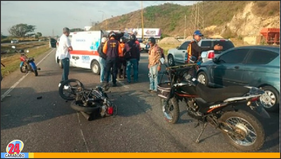 Accidente de moto en la ARC kilómetro 151