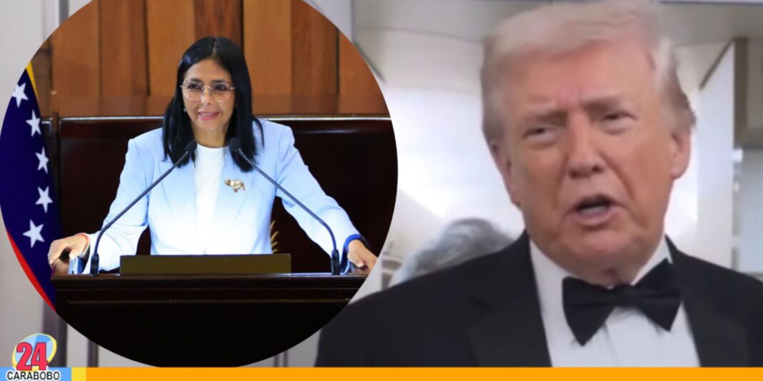 Donald Trump Delcy Rodríguez