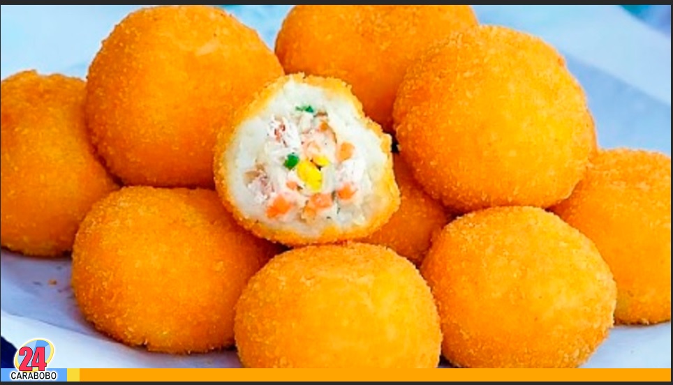 croquetas de pollo y verduras
