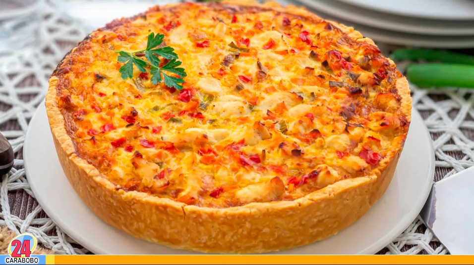 pastel de pollo