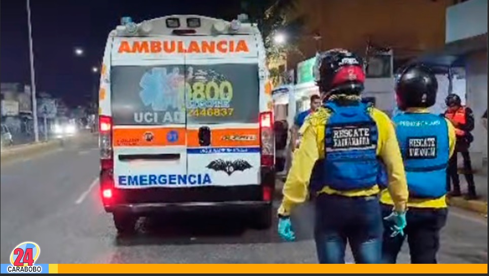 arrollamiento de un septuagenario en Naguanagua