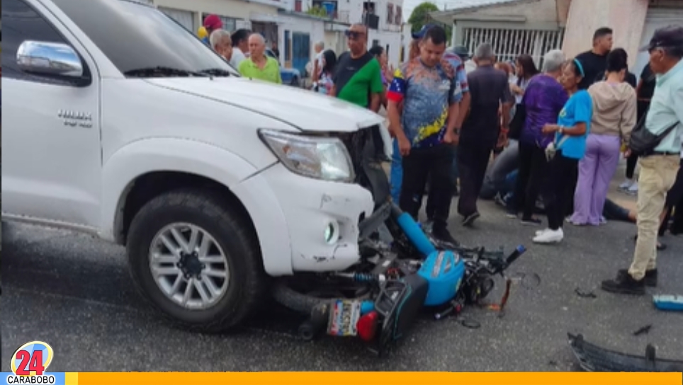 Accidente de Motorizado en Guacara Hoy Miércoles