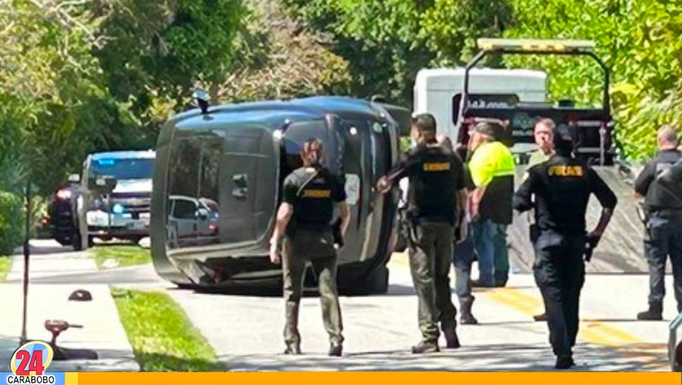Accidente de Tiger Woods en Florida