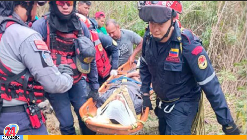 hombre que cayó de una altura de 250 metros