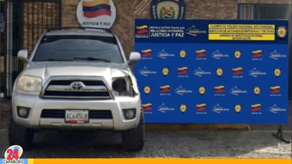 CPNB recupera vehículo Toyota