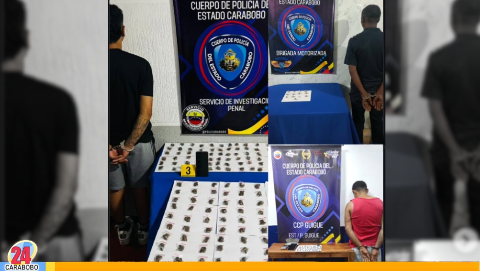 Capturados con Droga en Carabobo