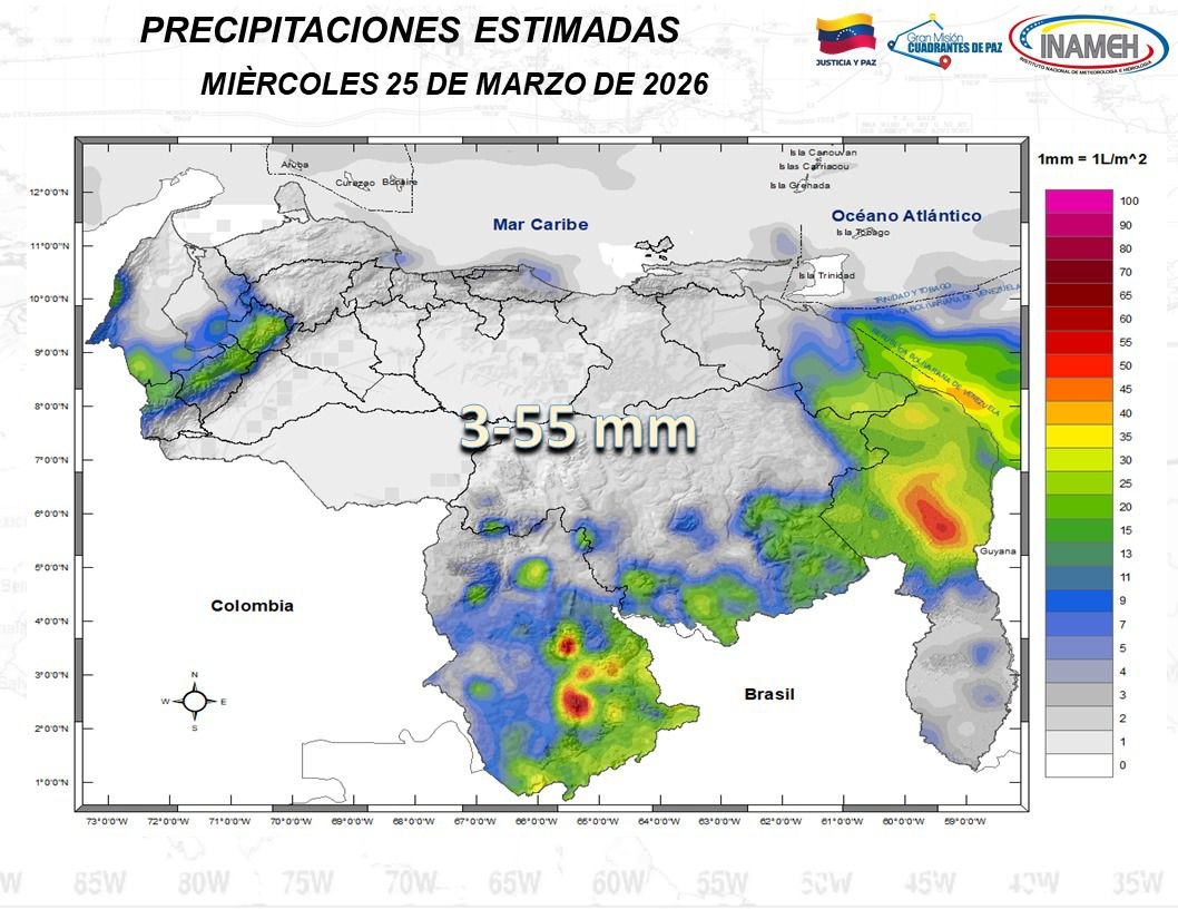 Clima hoy 25 de marzo de 2026