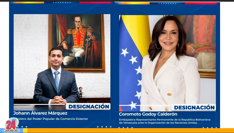 designaciones ante la ONU y Comercio Exterior