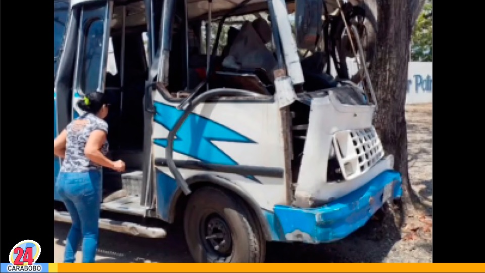 falleció arrollada por una buseta en Aragua