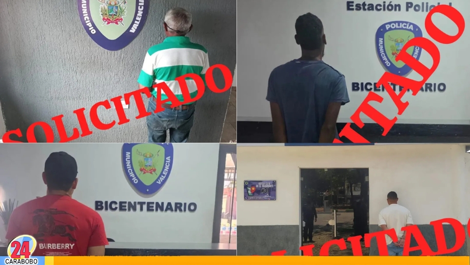Detenidos Varios Solicitados en Valencia