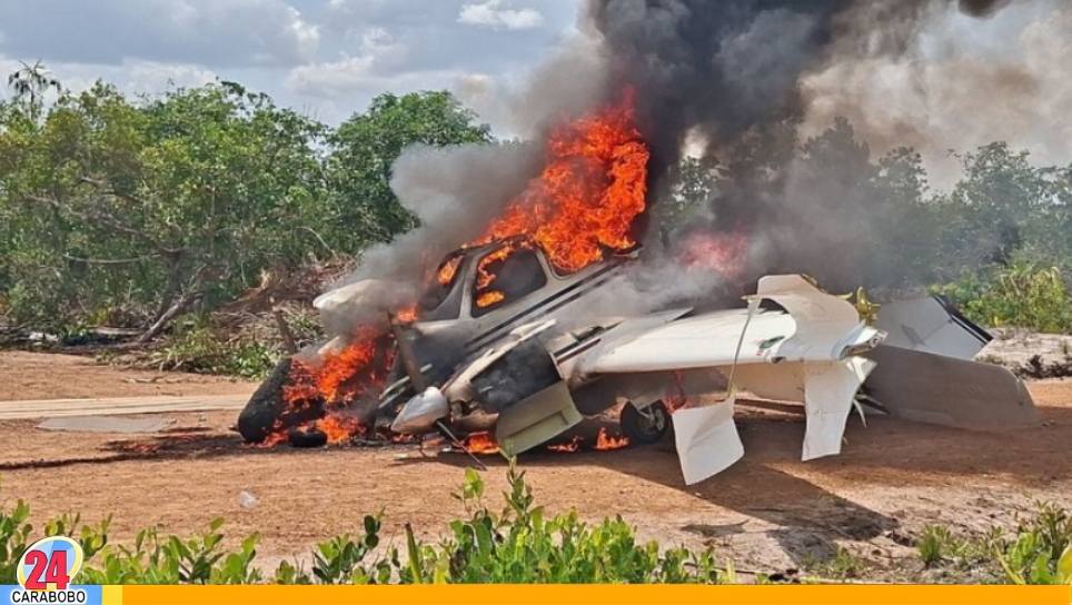 FANB destruye aeronave en Amazonas