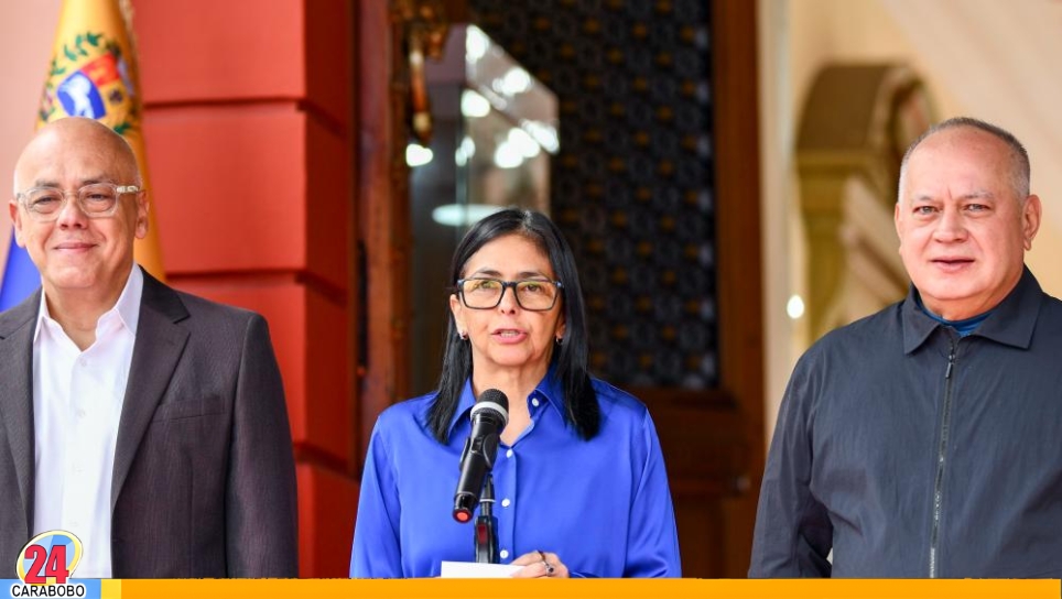 Francisco Ameliach en respaldo a Delcy Rodríguez