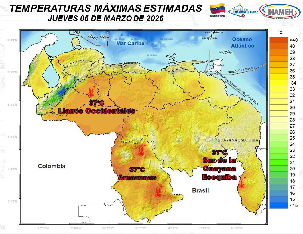 Clima hoy 5 de marzo