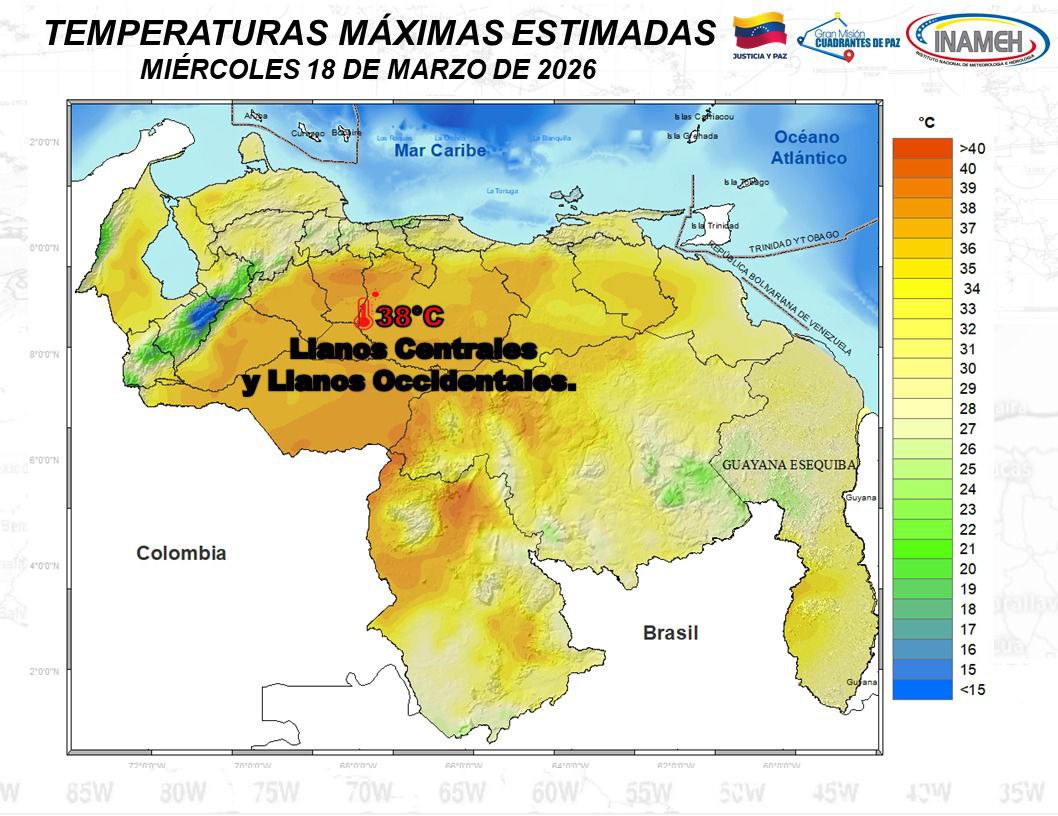 Boletín del tiempo hoy 18 de marzo de 2026