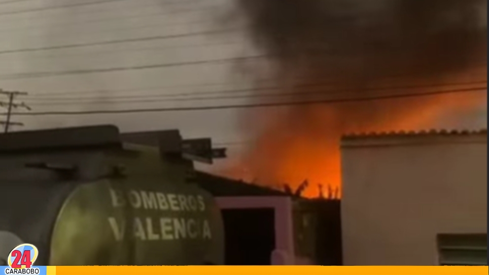 Incendio en Los Samanes Valencia