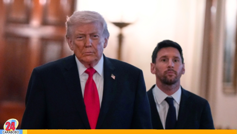 Messi es recibido en la Casa Blanca