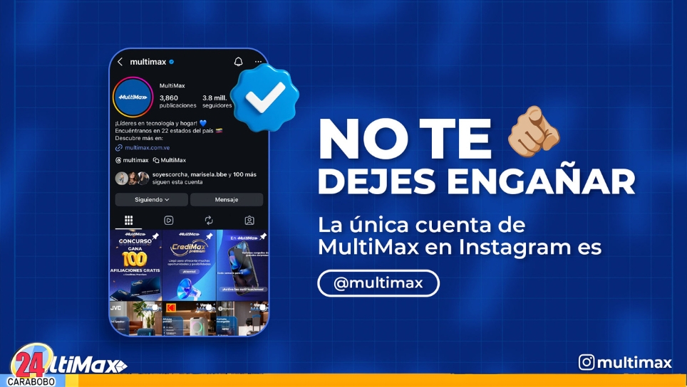 MultiMax no vende en redes sociales