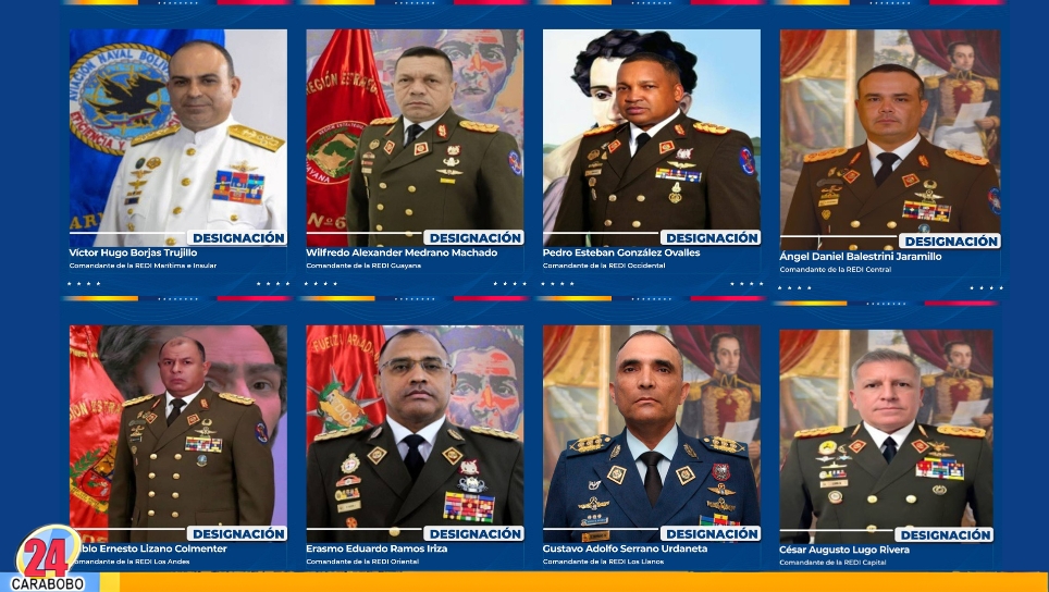Nuevos comandantes REDI en Venezuela