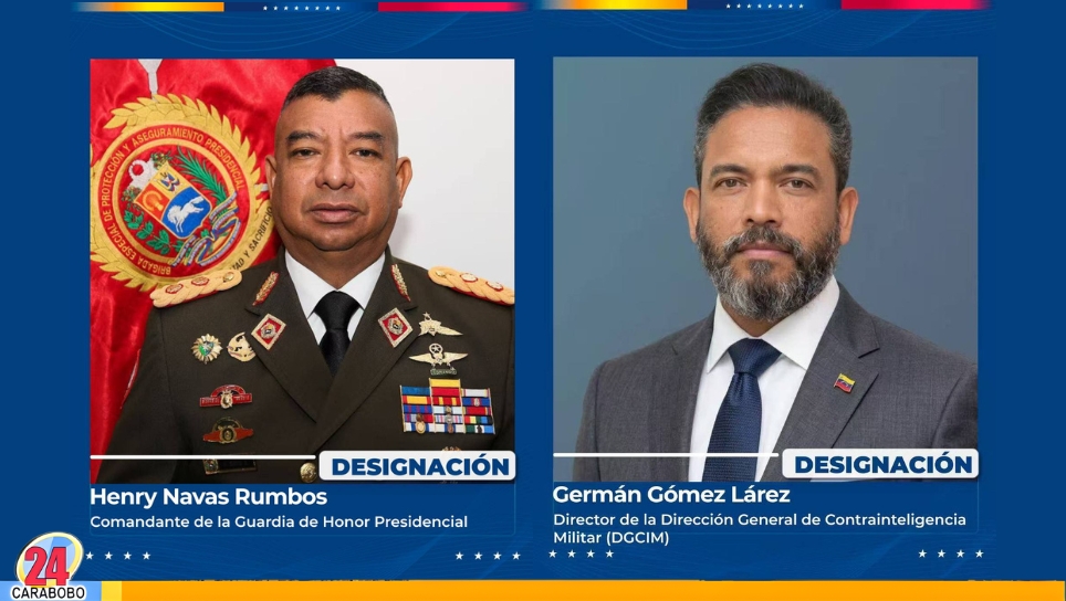 Nuevos jefes de seguridad en Venezuela