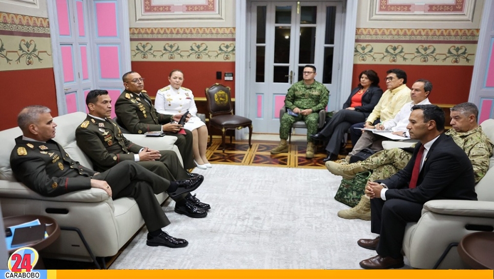 Reunión Colombia y Venezuela en Miraflores