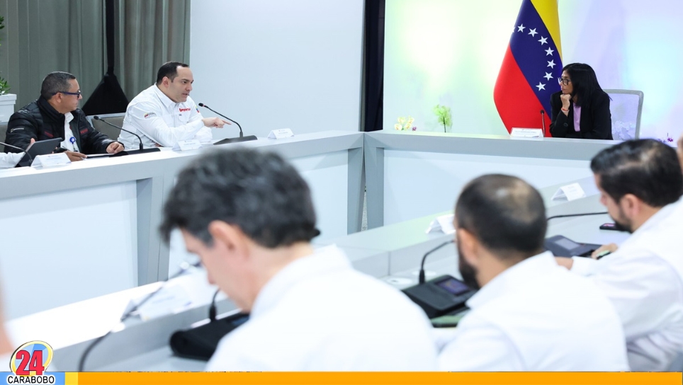 Reunión PDVSA y Presidenta Delcy