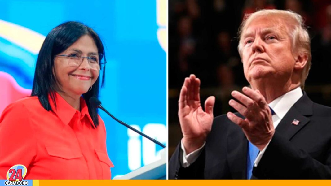 Trump Delcy Rodríguez