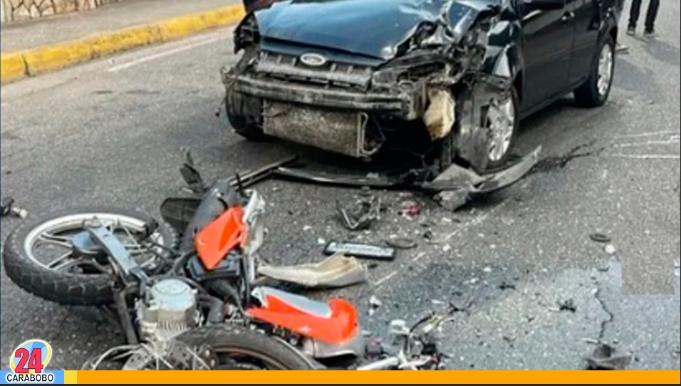 Accidente en El Castaño en Maracay