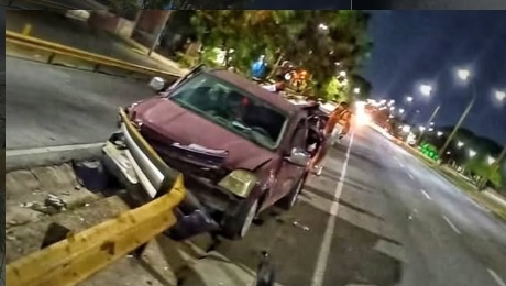 Accidente de tránsito en la Autopista Sur